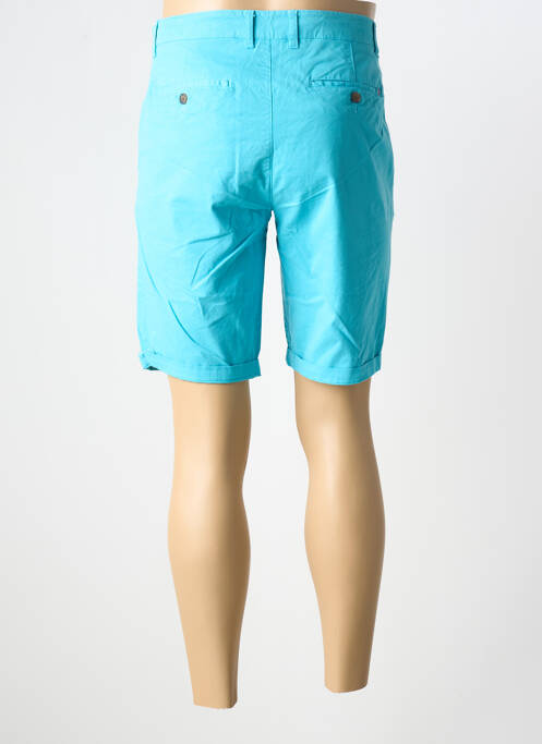 Bermuda taille à pinces taille normale bleu CAMBRIDGE homme