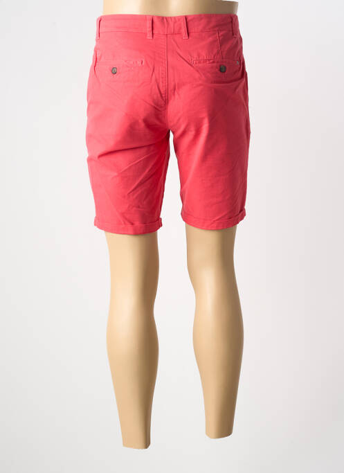 Bermuda taille à pinces taille normale rouge CAMBRIDGE homme