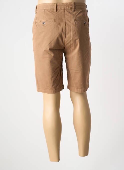 Bermuda stretch taille normale marron CAMBRIDGE homme