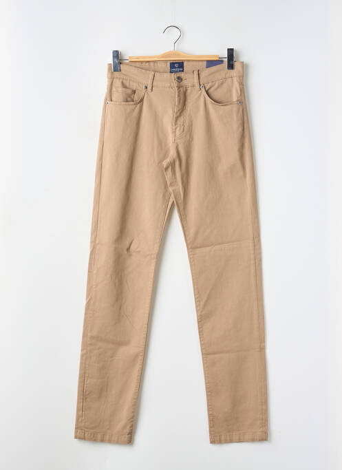 Jeans coupe slim poches taille normale marron CAMBRIDGE homme