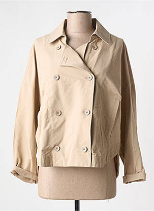 Veste casual coupe droite beige GUITARE femme