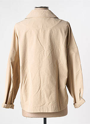 Veste casual coupe droite beige GUITARE femme