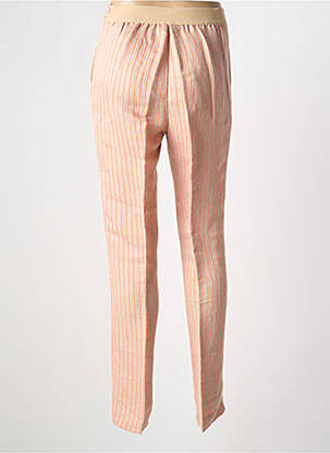 Pantalon slim taille élastique taille normale orange DEVERNOIS femme