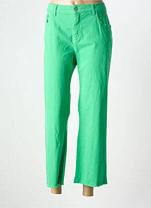 Jeans coupe large vert SIGNE NATURE femme
