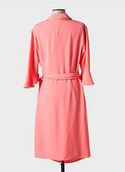 Robe mi-longue orange DEVERNOIS femme seconde vue