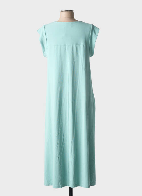Robe mi-longue manches courtes manches courtes bleu GUITARE femme