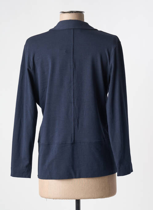 Veste casual col tailleur bleu GUITARE femme