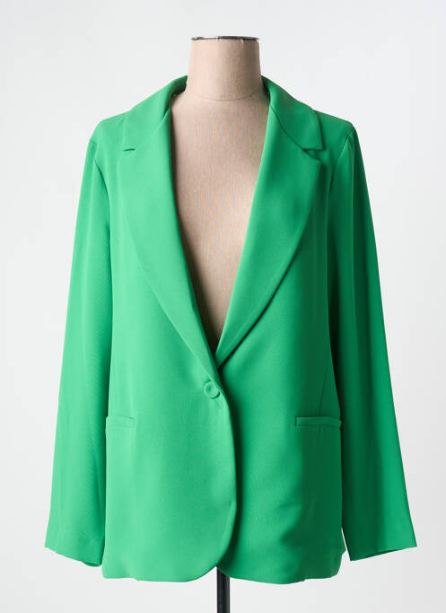 Blazer finition intérieure doublée vert SIGNE NATURE femme