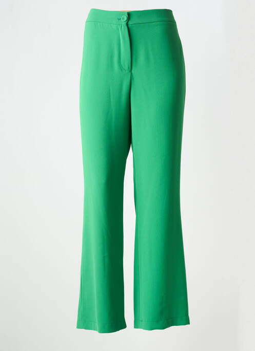 Pantalon 7/8 taille élastique taille normale vert SIGNE NATURE femme
