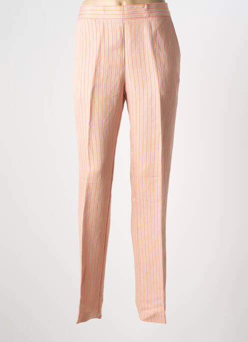 Pantalon slim taille élastique taille normale orange DEVERNOIS femme