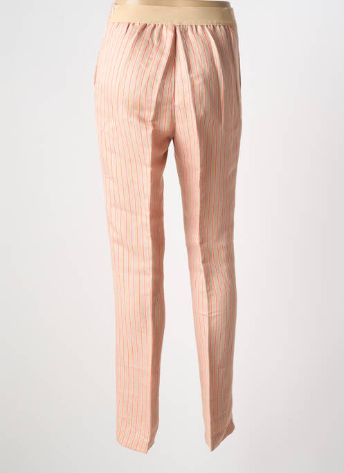 Pantalon slim taille élastique taille normale orange DEVERNOIS femme