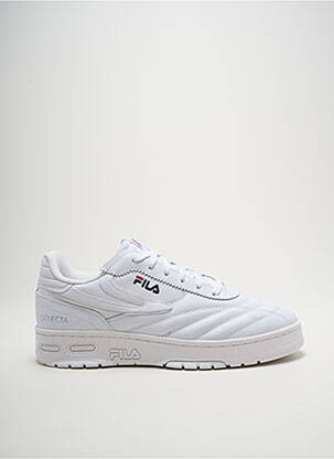 Baskets bout rond bout rond blanc FILA homme