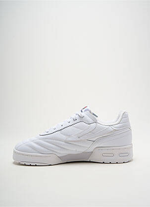 Baskets bout rond bout rond blanc FILA homme