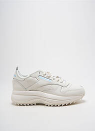 Baskets bout rond talon de 4 à 6cm blanc REEBOK femme