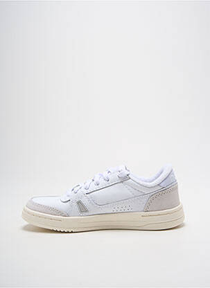 Baskets bout rond talon plat jusqu'à 3cm blanc REEBOK femme