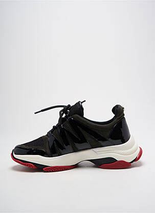 Baskets matière lisse bout rond noir STEVE MADDEN unisexe