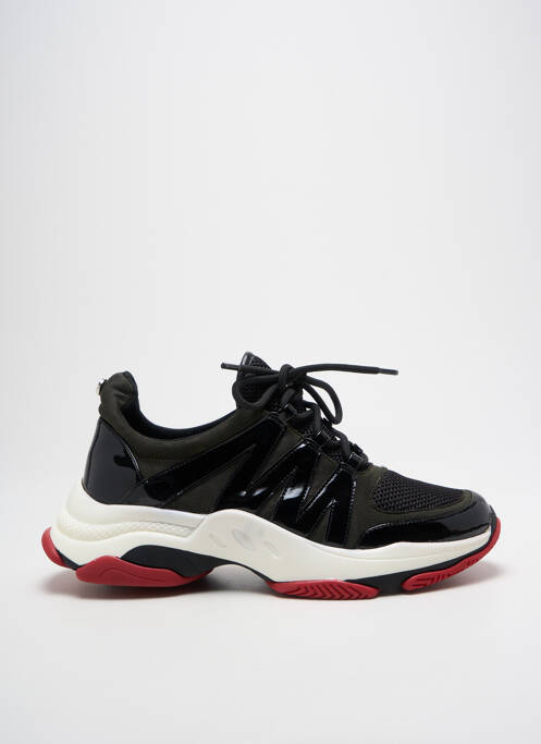 Baskets matière lisse bout rond noir STEVE MADDEN unisexe