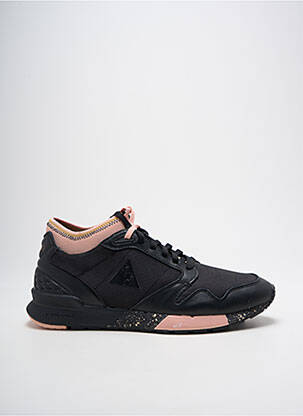 Baskets talon compensé talon plat jusqu'à 3cm noir LE COQ SPORTIF femme