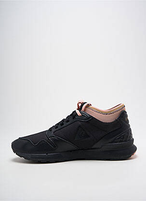 Baskets talon compensé talon plat jusqu'à 3cm noir LE COQ SPORTIF femme