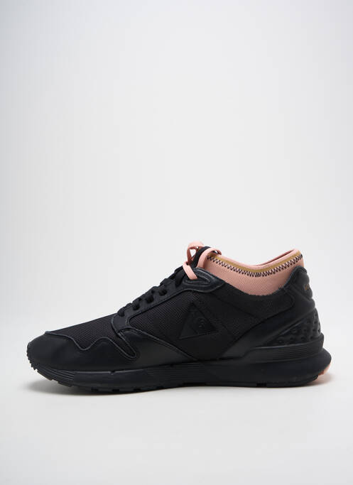 Baskets talon compensé talon plat jusqu'à 3cm noir LE COQ SPORTIF femme