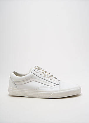 Baskets bout rond bout rond blanc VANS unisexe