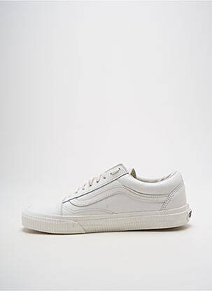 Baskets bout rond bout rond blanc VANS unisexe
