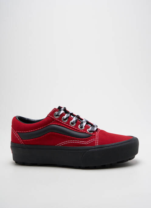 Baskets rouge VANS pour unisexe