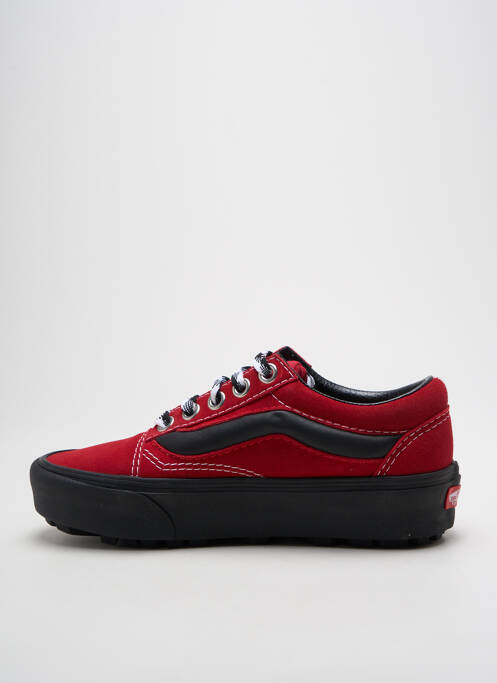 Baskets rouge VANS pour unisexe