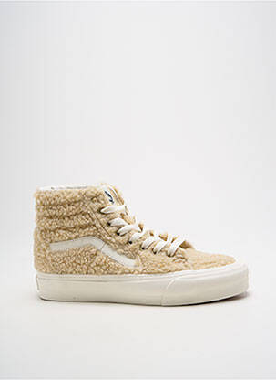 Baskets bout rond bout rond beige VANS unisexe
