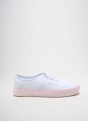 Baskets bout rond talon plat jusqu'à 3cm rose VANS femme