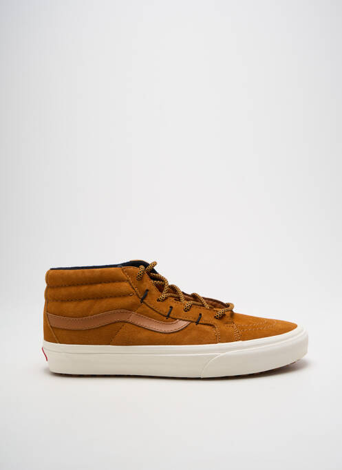 Baskets nubuck bout rond marron VANS unisexe