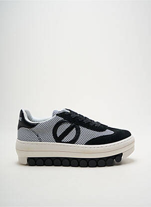 Baskets bout rond talon de 4 à 6cm noir NO NAME femme