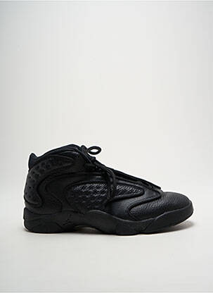 Baskets matière lisse talon plat jusqu'à 3cm noir JORDAN femme