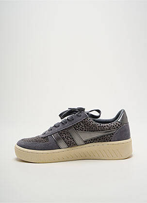 Baskets bout rond talon plat jusqu'à 3cm gris GOLA femme
