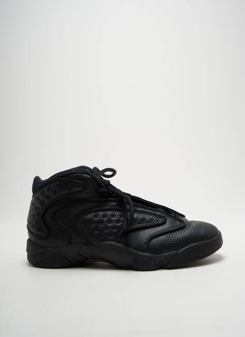 Baskets matière lisse talon plat jusqu'à 3cm noir JORDAN femme