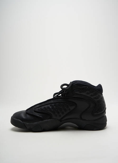 Baskets matière lisse talon plat jusqu'à 3cm noir JORDAN femme