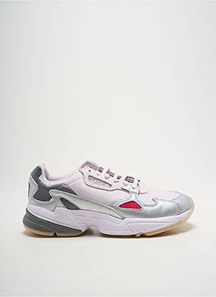 Baskets talon compensé talon plat jusqu'à 3cm argent ADIDAS femme