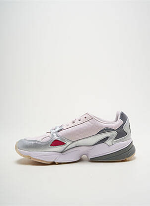 Baskets talon compensé talon plat jusqu'à 3cm argent ADIDAS femme