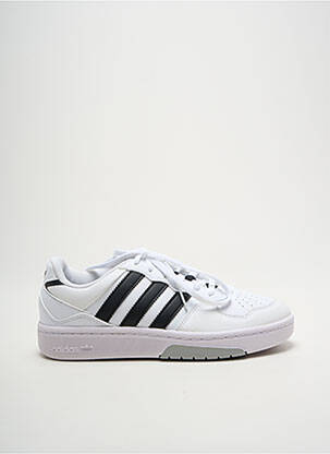 Baskets bout rond bout rond blanc ADIDAS enfant