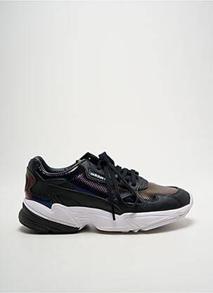 Baskets matière lisse talon de 4 à 6cm noir ADIDAS femme