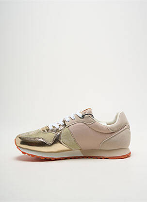 Baskets bout rond talon plat jusqu'à 3cm or PEPE JEANS femme
