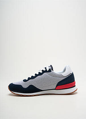 Baskets nubuck bout rond bleu PEPE JEANS unisexe