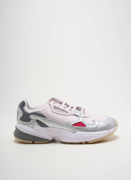 Baskets talon compensé talon plat jusqu'à 3cm argent ADIDAS femme