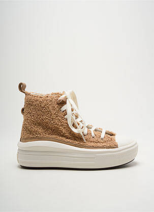 Baskets talon compensé talon de 4 à 6cm marron CONVERSE femme