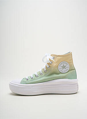 Baskets talon compensé talon de 4 à 6cm vert CONVERSE femme