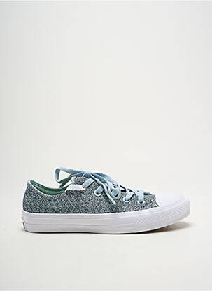 Baskets bout rond talon plat jusqu'à 3cm bleu CONVERSE femme