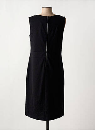 Robe mi-longue imprimé fantaisie sans manche noir THOMAS RABE femme