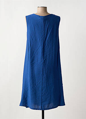 Robe mi-longue sans manche sans manche bleu DANEVA femme