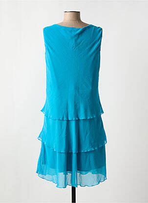 Robe mi-longue sans manche sans manche bleu PAZ TORRAS femme