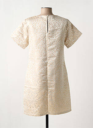 Robe courte manches courtes manches courtes beige MOLLY BRACKEN femme